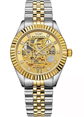 Brigada Men's Watches Swiss Brand Nice Classic Luxury Gold H