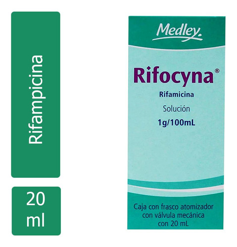 Rifocyna Solución 1 G / 100 Ml Caja Con Frasco Atomizador Co