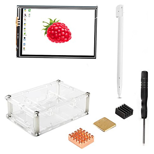 Monitor De Pantalla Táctil Tft Raspberry Pi 3 B+, 3,5 Pulgad