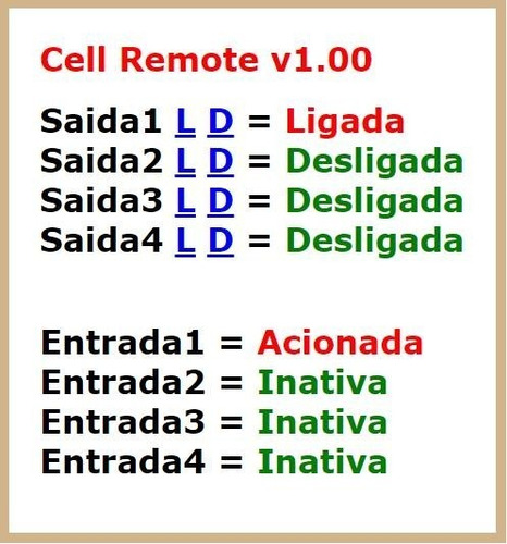 Módulo 4 Relés 4 Entradas Controle Via Celular Sms Dtmf Html