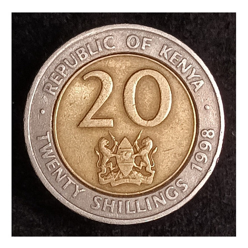 Kenia 20 Shillings 1998 Muy Bueno Km 32