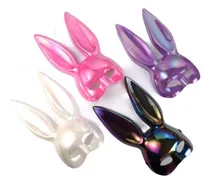 Comprar 24 Mascaras Orejas Conejita Disfraz Halloween Colores Cromo