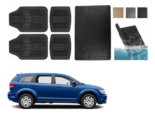 Tapetes Prime 4pz + Cajuela Dodge Journey 2015 - 2019 2020 Black