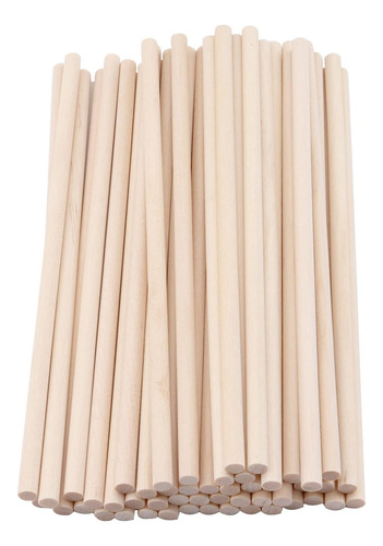 Paquete De 50 Varillas De Madera Sin Terminar Manuali...