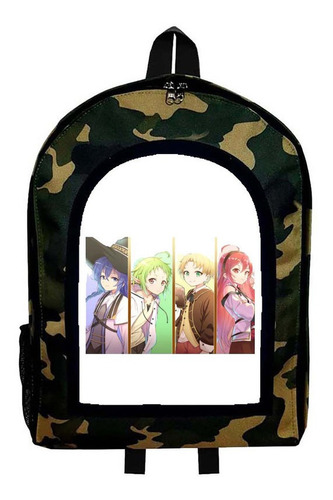 Mochila Camuflada Mushoku Tensei Mod Aar306