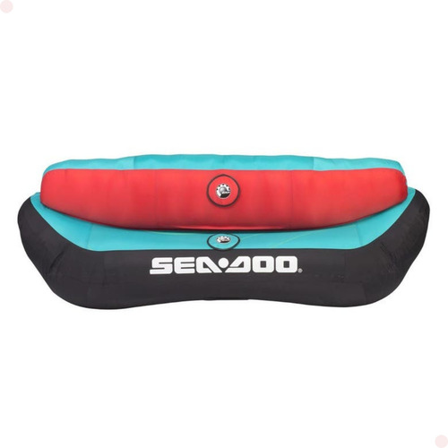 Boia Inflável Rebocável Gigante Praia 3 Pessoas Jet Sea-doo Cor Azul-celeste