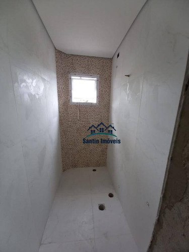 Cobertura Com 2 Quartos, Acesso Interno, Telhado, Lavabo, Lavanderia, Vaga Coberta À Venda, 90 M² Por R$ 345.000 - Vila Marina - Santo André/sp - Co0656