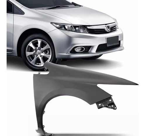 Paralama New Civic 2012 2013 2014 2015 S/furo Direito