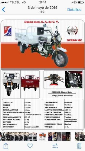 Imagen 4 de 8 de Dazon Motocarro
