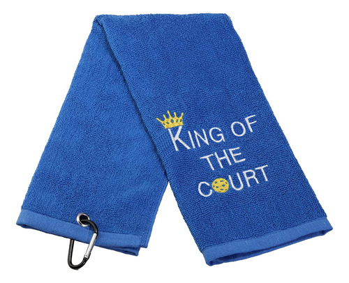 Toalla De Pickleball Bordada King/queen Of The Court To...