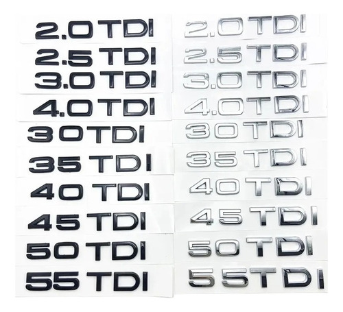 Pegatinas For Audi A5, A6, A7, A8, Q3, Q5 Y Q7