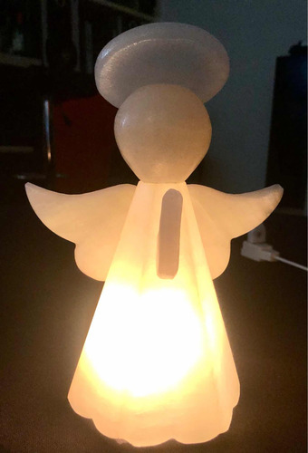 Lámpara De Ónix (ángel)