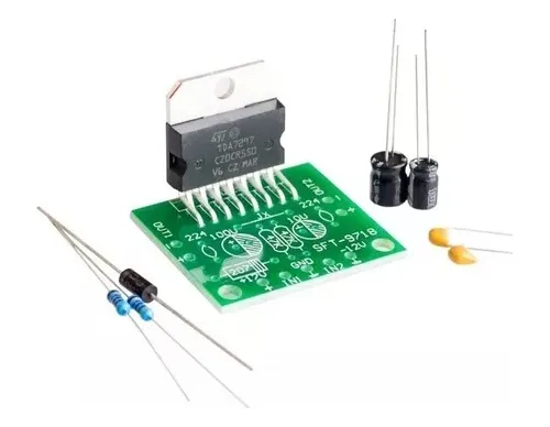comprar Kit Amplificador Audio Tda7297 12v 15w+15w Dual Para Armar