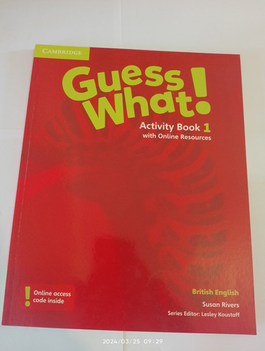 Guess What! Activity Book 1 British English - Cambridge