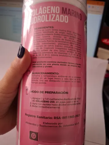 Suplemento Colágeno Hidrolizado Marino De Zoi X 1000g