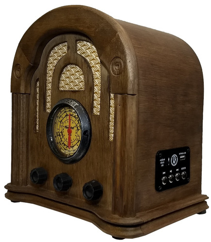 Rádio Antigo Imperador Usb - Artesanal - Vintage - Retrô