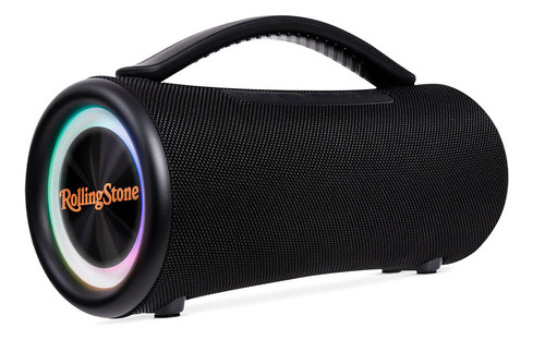 Bocina Bluetooth Rolling Stone Stuffactory Luz Led 40w Negro