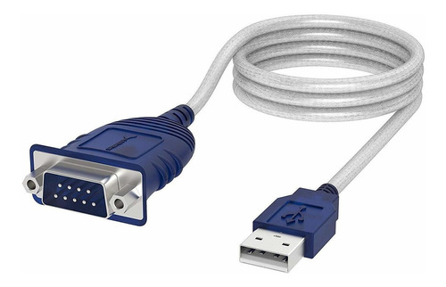 Cable Convertidor Usb 2.0 A Serial 9-pin Db-9 Rs-232 1.8mts