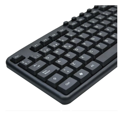 Teclado Multimedia Pcbox Shift Pcb K103 Con Cable Usb Negro Español España