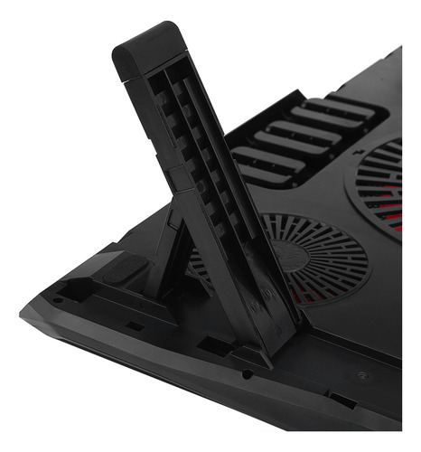 Resfriador De Notebook Com 5 Ventiladores De Led, Suporte De