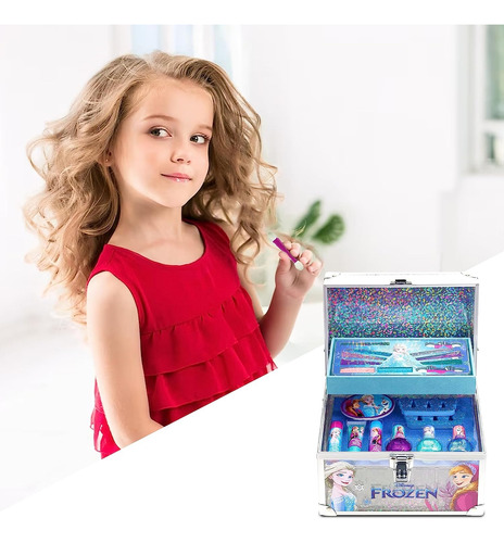 Estuche De Maquillaje Frozen Para Niñas Con Sabores Y Aromas