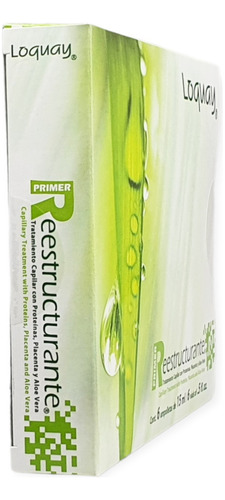 Ampolletas Reestructurante Aloe Vera Cabello Dañado Loquay