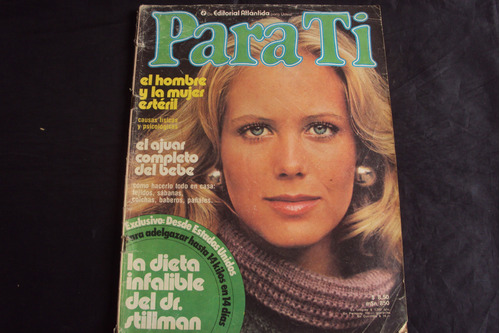 Revista Para Ti # 2751 (31/3/1975) La Dieta Del Dr Stillman