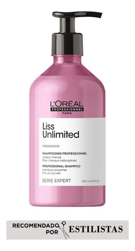 Shampoo Anti-Frizz Cabello Liso Liss Unlimited 500 ml L'Oréal Professionnel