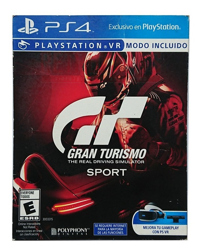 Gran Turismo Sport Ps4 