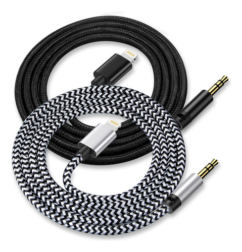Cable Auxiliar Para iPhone, [2 Unidades/3.3 Pies] iPhone 0.1