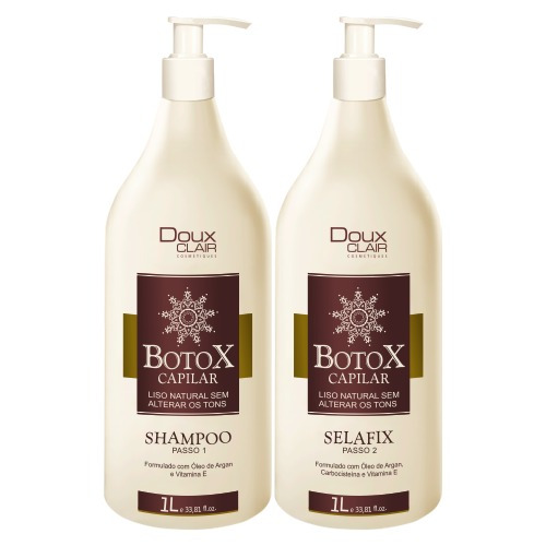 Doux Clair Escova De Argan Selafix Botox Capilar 2x1 Litro