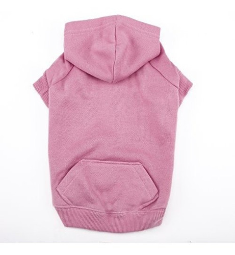 Casual Canine Capucha Básica Para Perros, 20  Grande, Rosa.