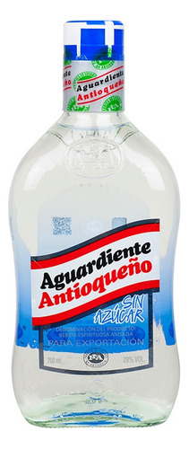Aguardiente Antioqueño Azul 750 Ml ( Legal Con Sellos) 