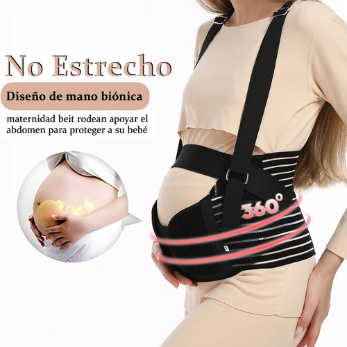 Faja Para Embarazadas Soporte Maternal Con Chaleco Ajustable