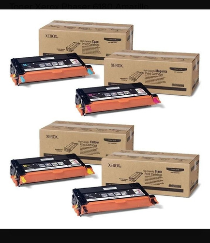 Toner Xerox 6180 De Alta Capacidad 100% Garantizados Nuevos