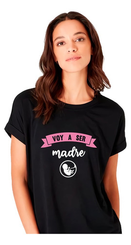 Polera  Voy  A Ser Madre