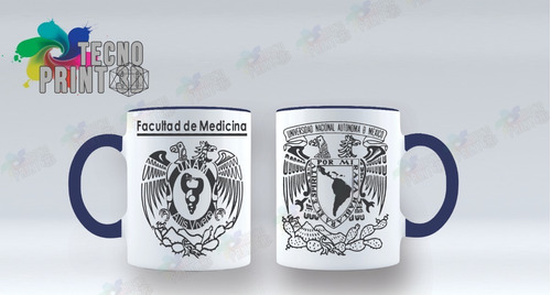 Taza Unam Facultad De Medicina - 11 Oz