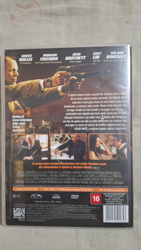 Livro + Dvd Bruce Willis O Sexto Sentido ( M. Night Shyamalan) + Duro De Matar + Xeque-mate ( Morgan Freeman) + Código Para O Inferno ( Alec Baldwin)