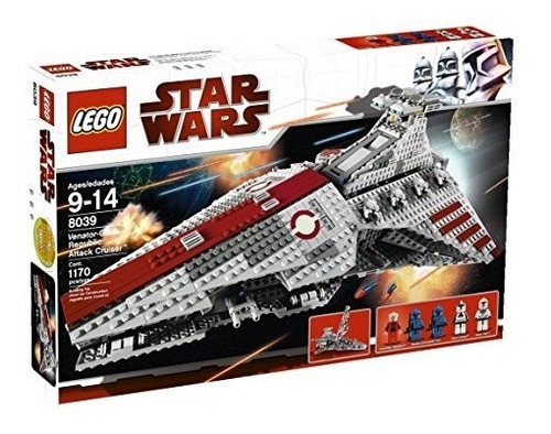 Lego Star Wars Clase Venator Ataque República Cruiser (8039)