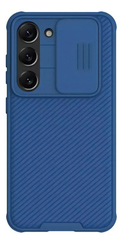 Capa Case Anti Impacto Nillkin Camshield Para Galaxy S23 Cor Azul