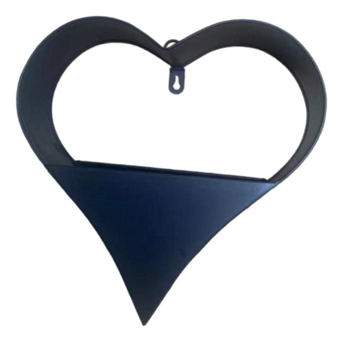 Maceta De Metal Con Forma De Corazón, Estilo Rústico, Para