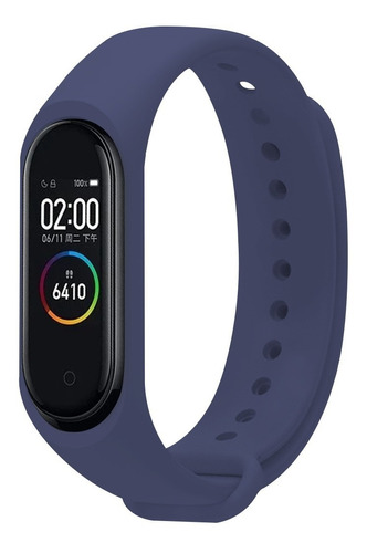 Reloj Inteligente M5 Smart Band Smartwatch Pulsera Fit Otec Color Del Bisel Azul Navy
