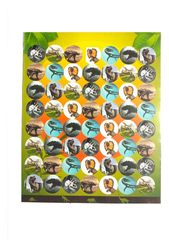 Genial Set 250 Stickers De Dinosaurios Calcomanias Kawaii