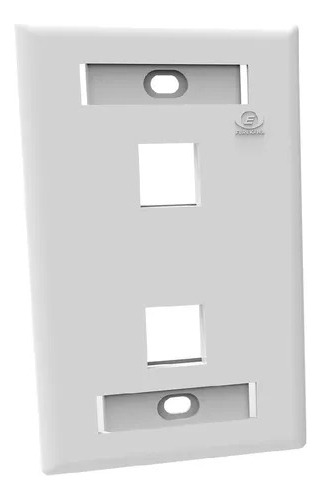 Faceplate Plano Frente 2 Bocas Furukawa 35050017