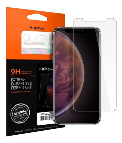 Mica Protector Pantalla Spigen Glastr Para iPhone X / Xs 5.8