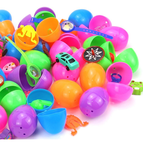 Juguete De Huevos De Pascua, 60 Piezas, Juguetes De Plástico