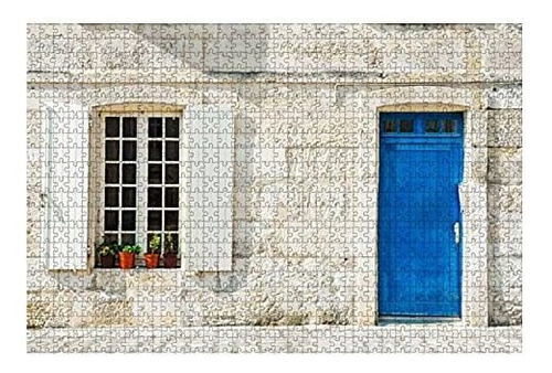 Wooden Puzzle 1000 Pieces Typical Provencal House With White