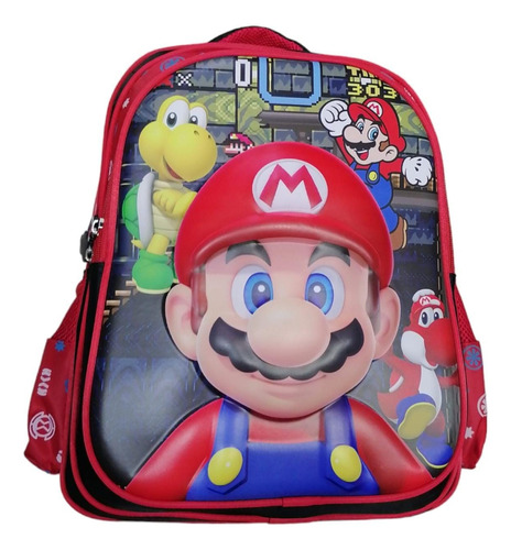 Morral Mochila Escolar Sonic, Mario Spiderman Disney