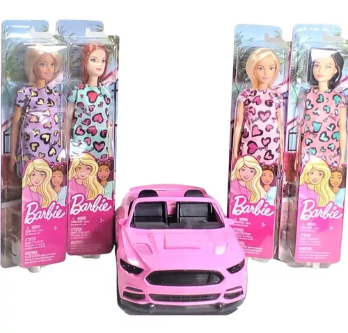 Carrinho Conversível Controle Remoto Barbie + Brinde Boneca