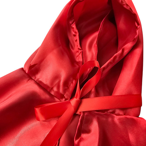 Disfraz Para Bebé Caperucita Roja Para Bebé + Capa Rojo 6-12 Meses - M